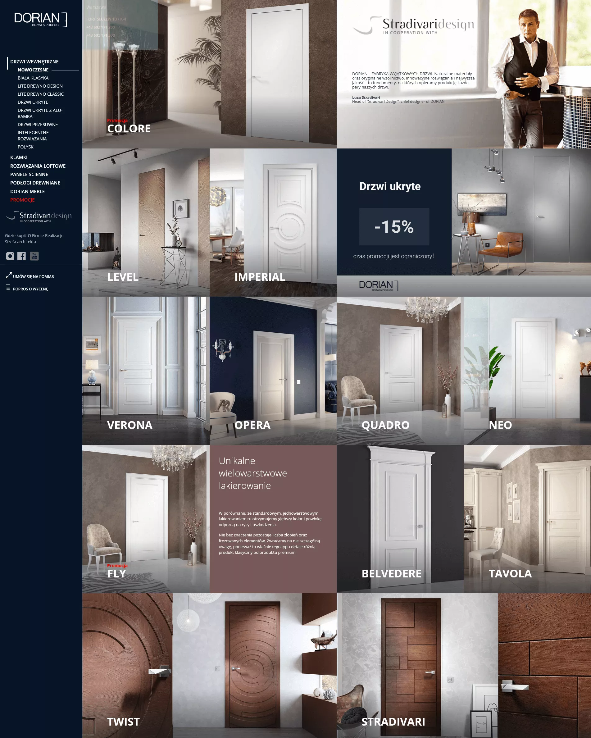 Dorian Polska — A Stylish Website for a Furniture Brand